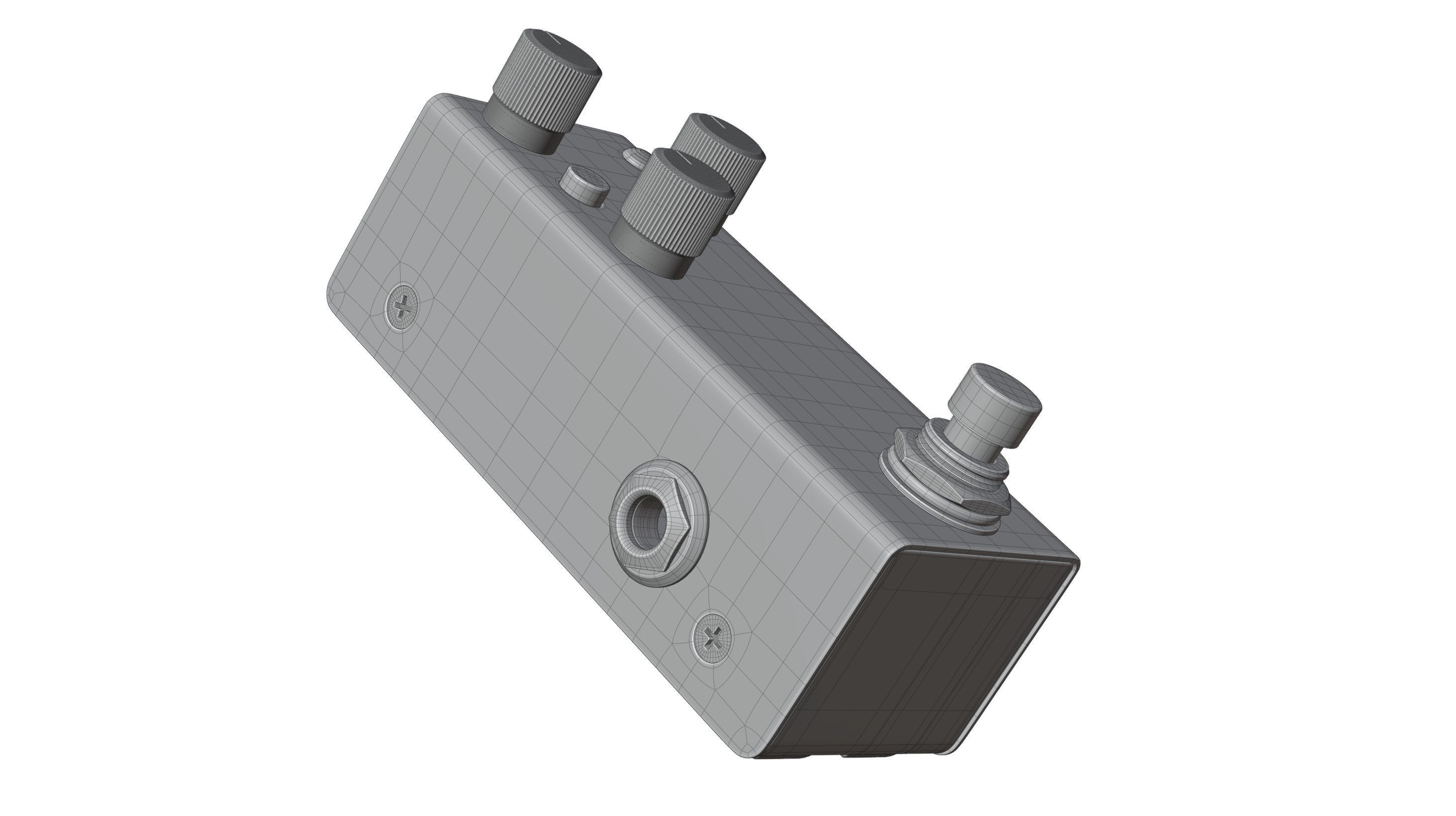 Aguilar Storm King Bass Distortion Fuzz Pedal 3D model_15