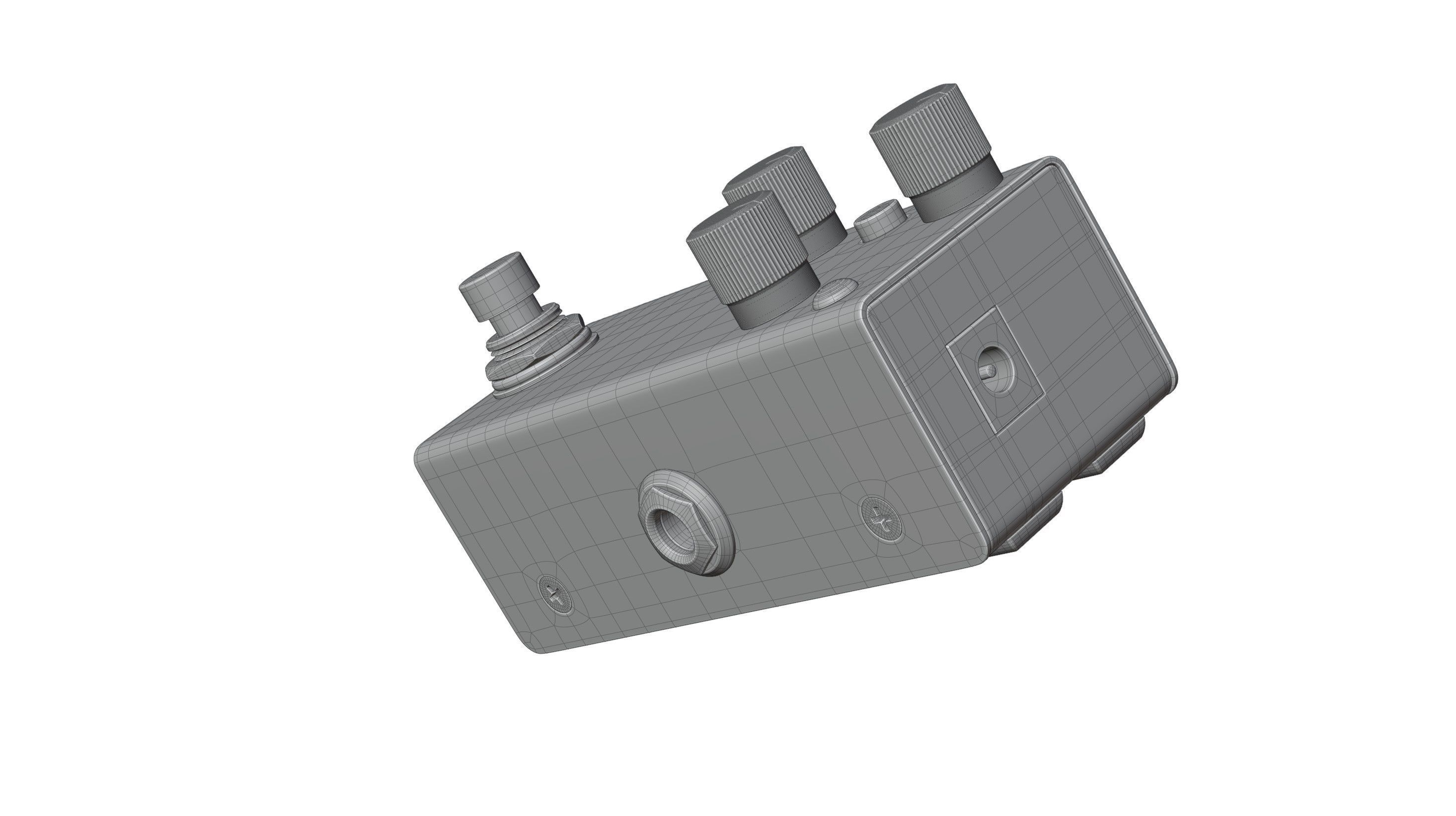 Aguilar Storm King Bass Distortion Fuzz Pedal 3D model_11