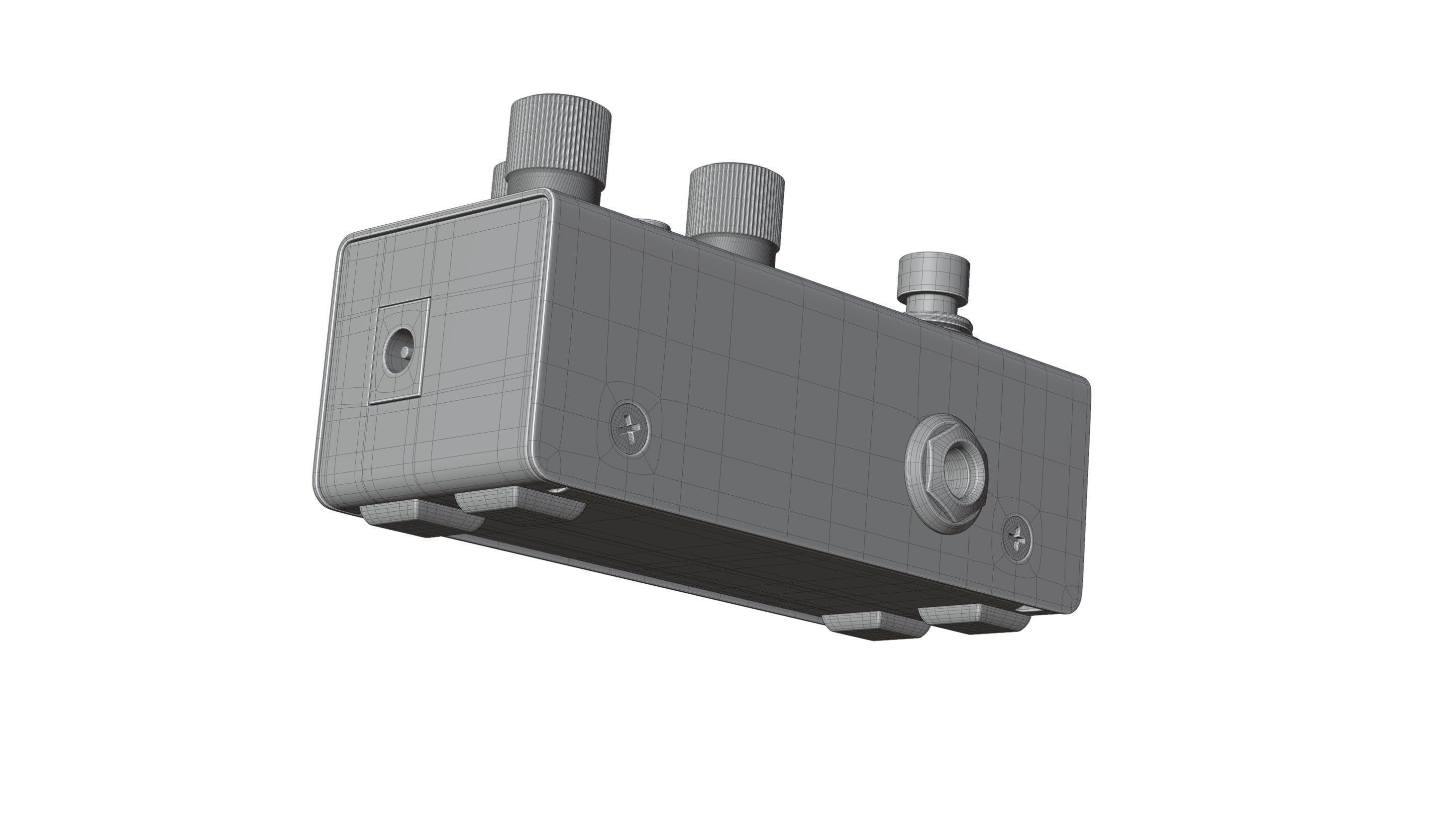 Aguilar Storm King Bass Distortion Fuzz Pedal 3D model_13