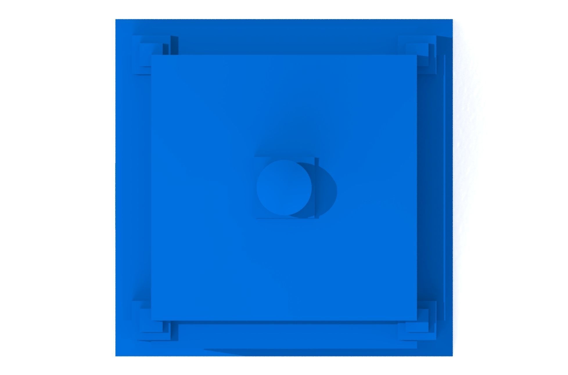 Tardis box for candy 3D print model_5