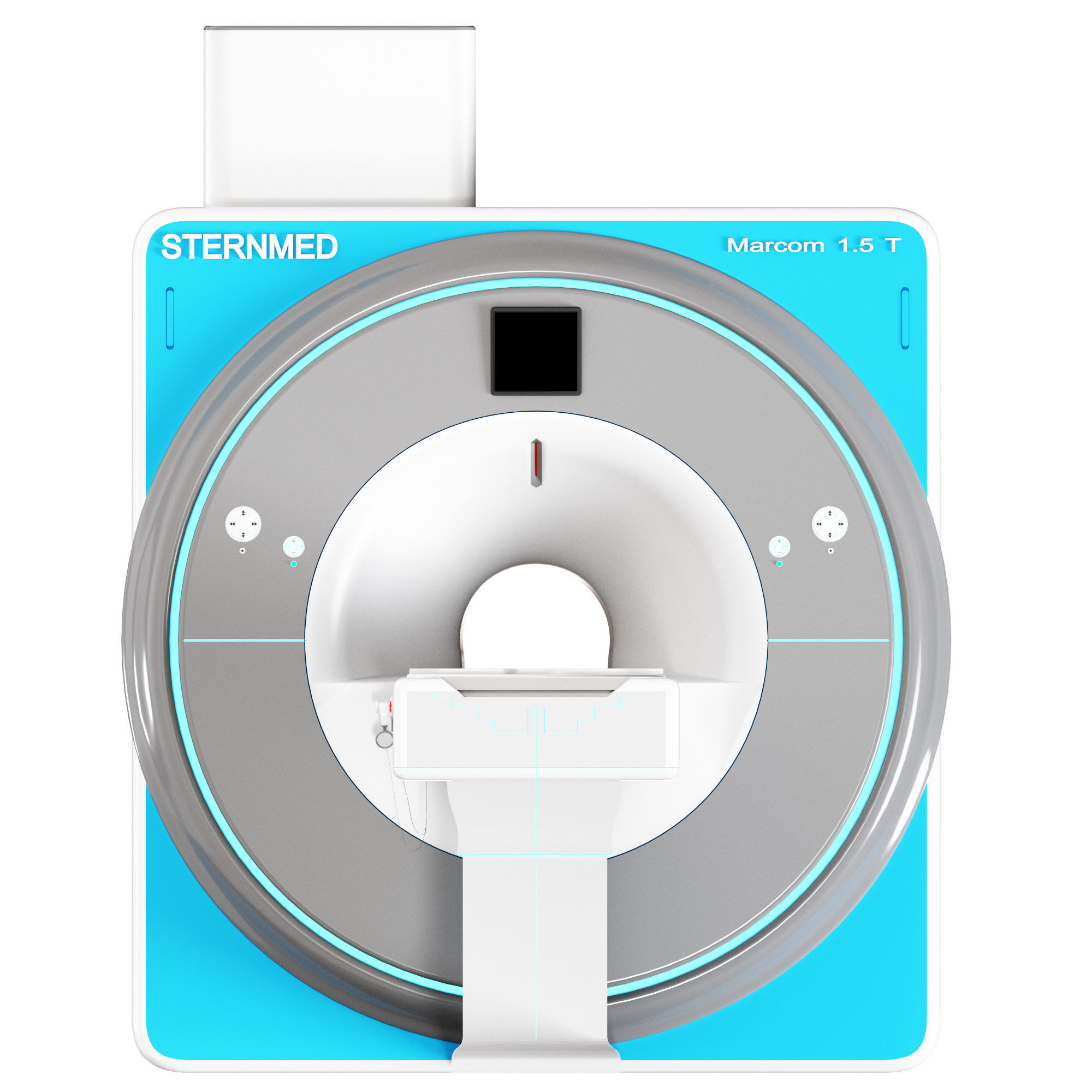 MRI Scanner 3D model_3
