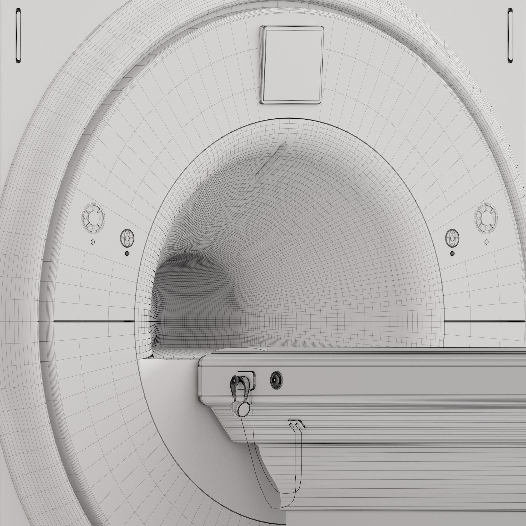 MRI Scanner 3D model_9