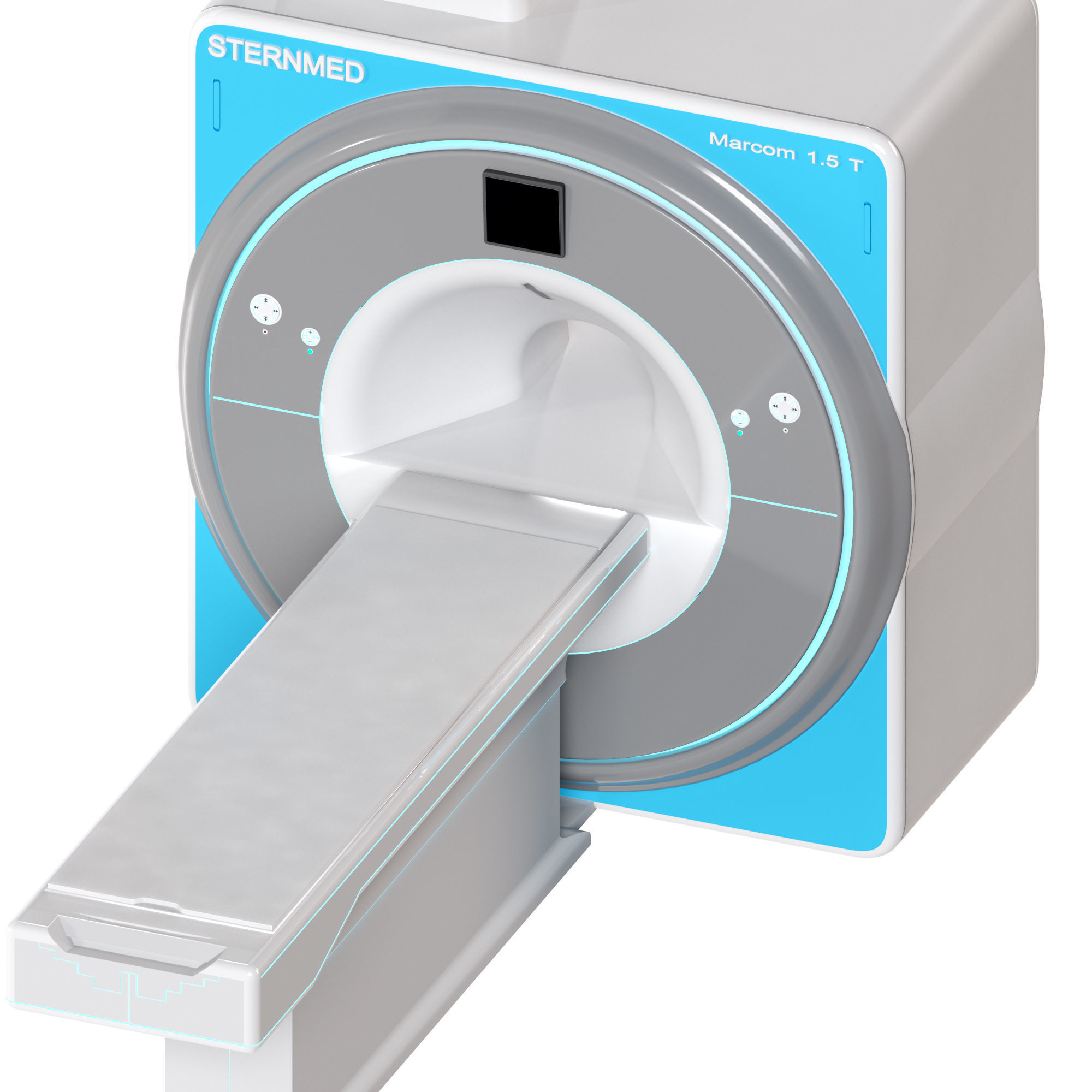 MRI Scanner 3D model_2