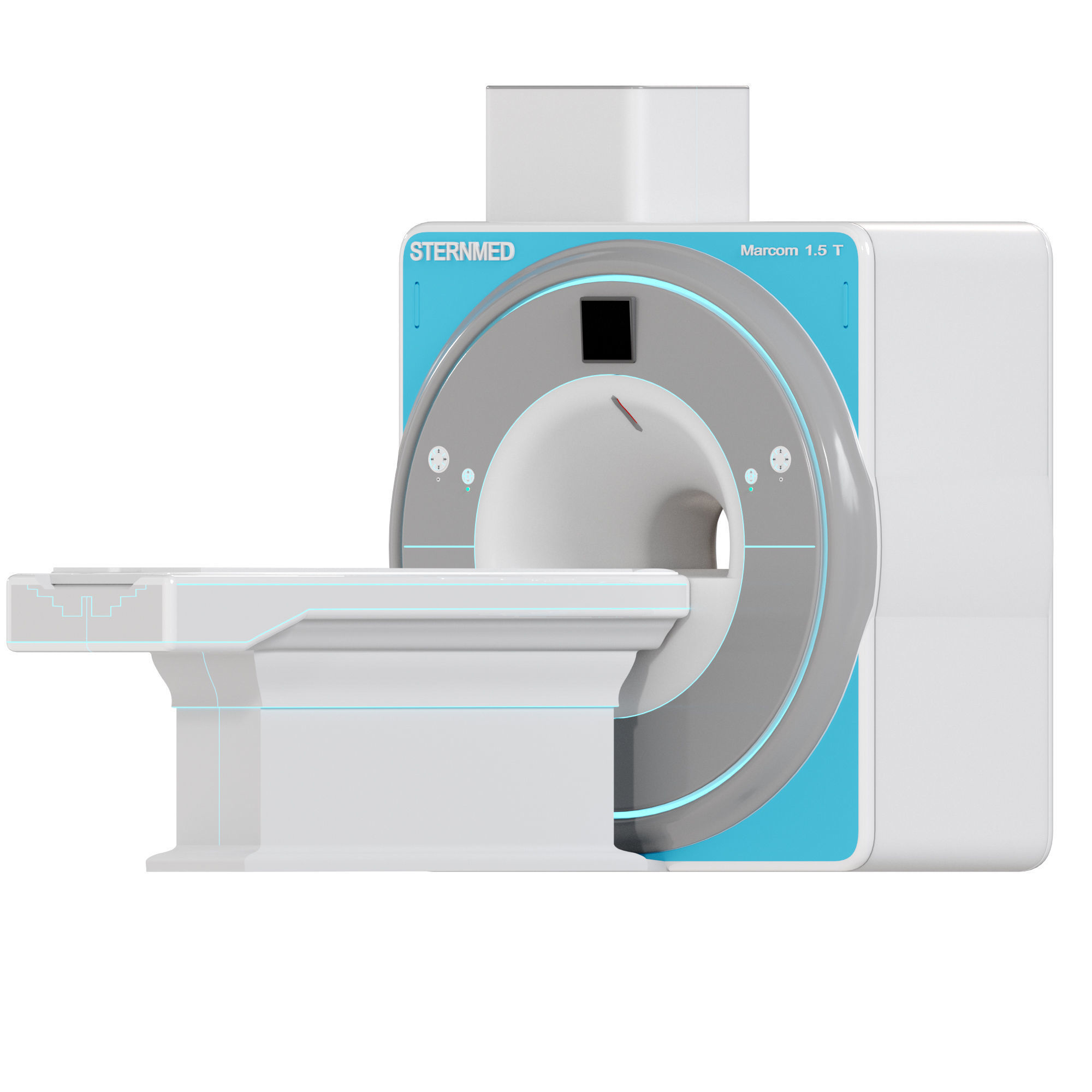 MRI Scanner 3D model_1