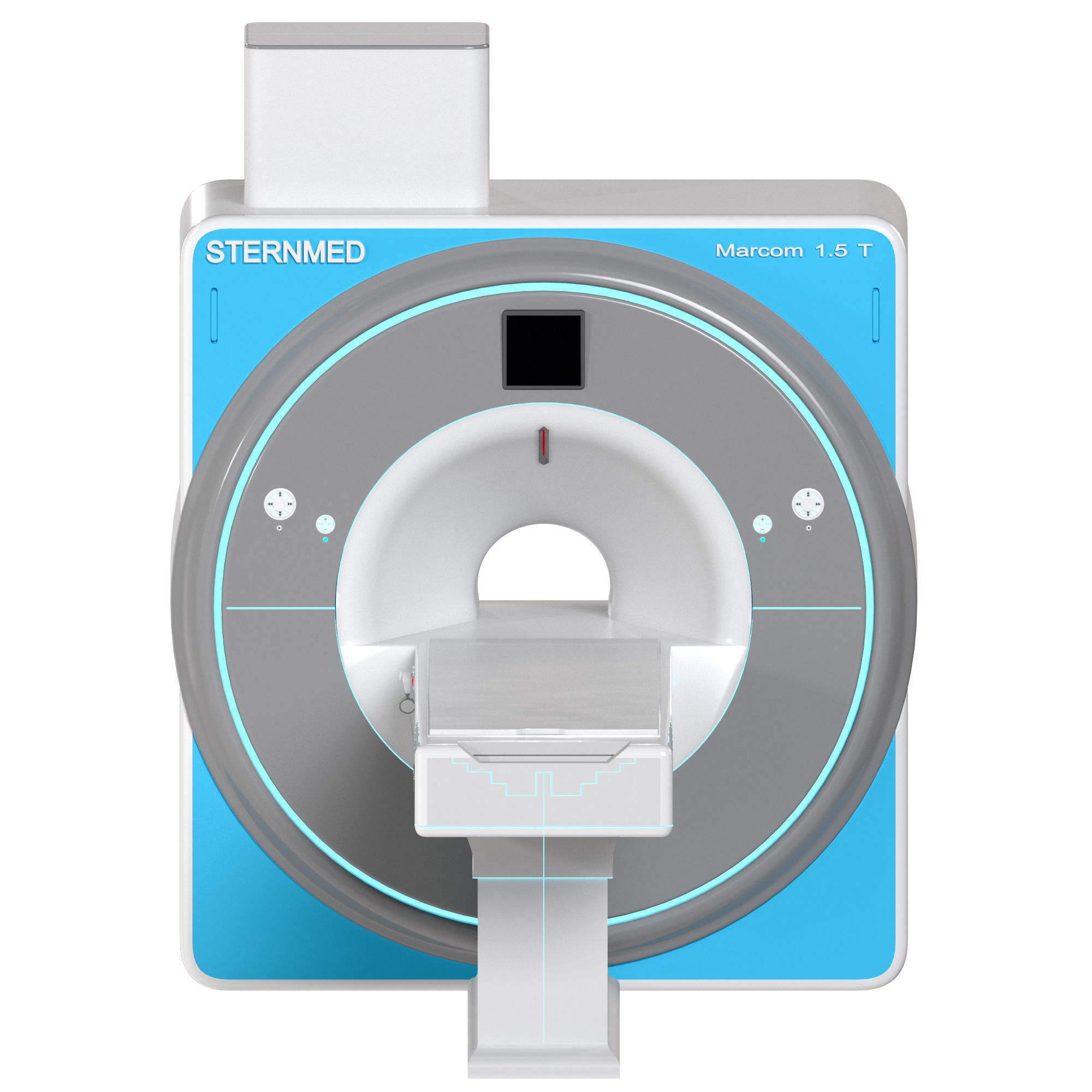MRI Scanner 3D model_5