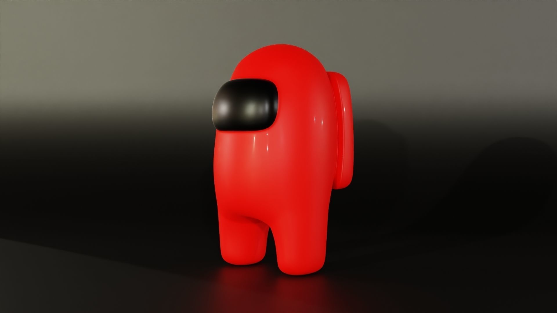 Among Us Character Low-poly 3D model_1