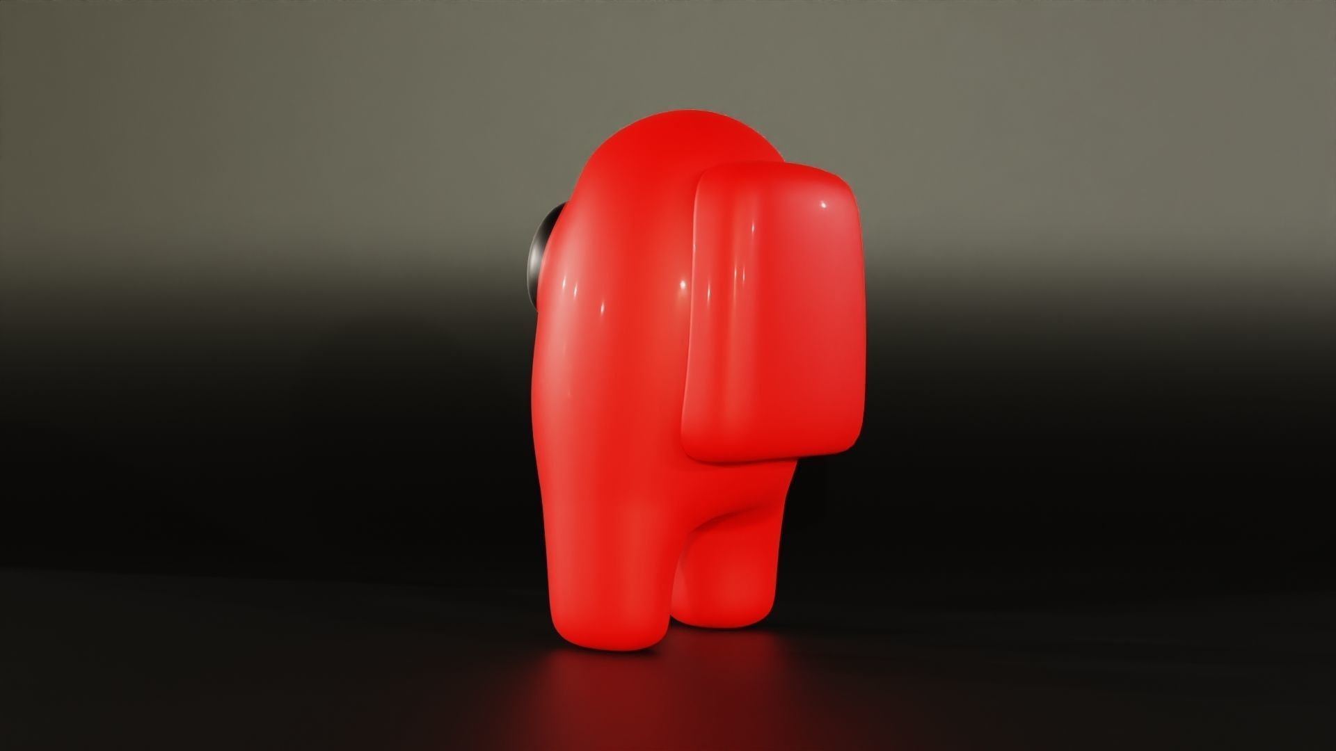 Among Us Character Low-poly 3D model_3