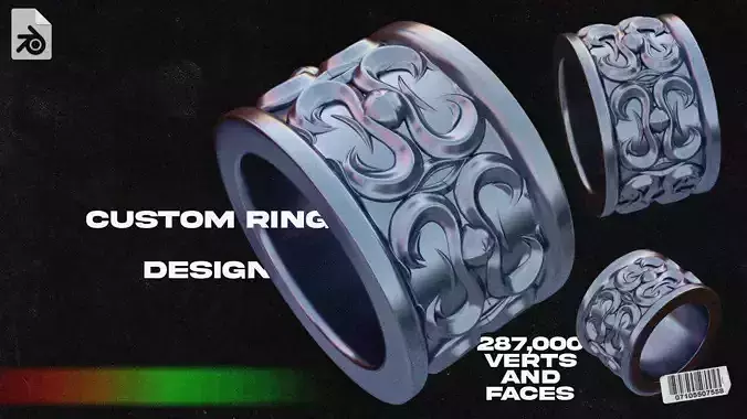 Ring Design 3D model