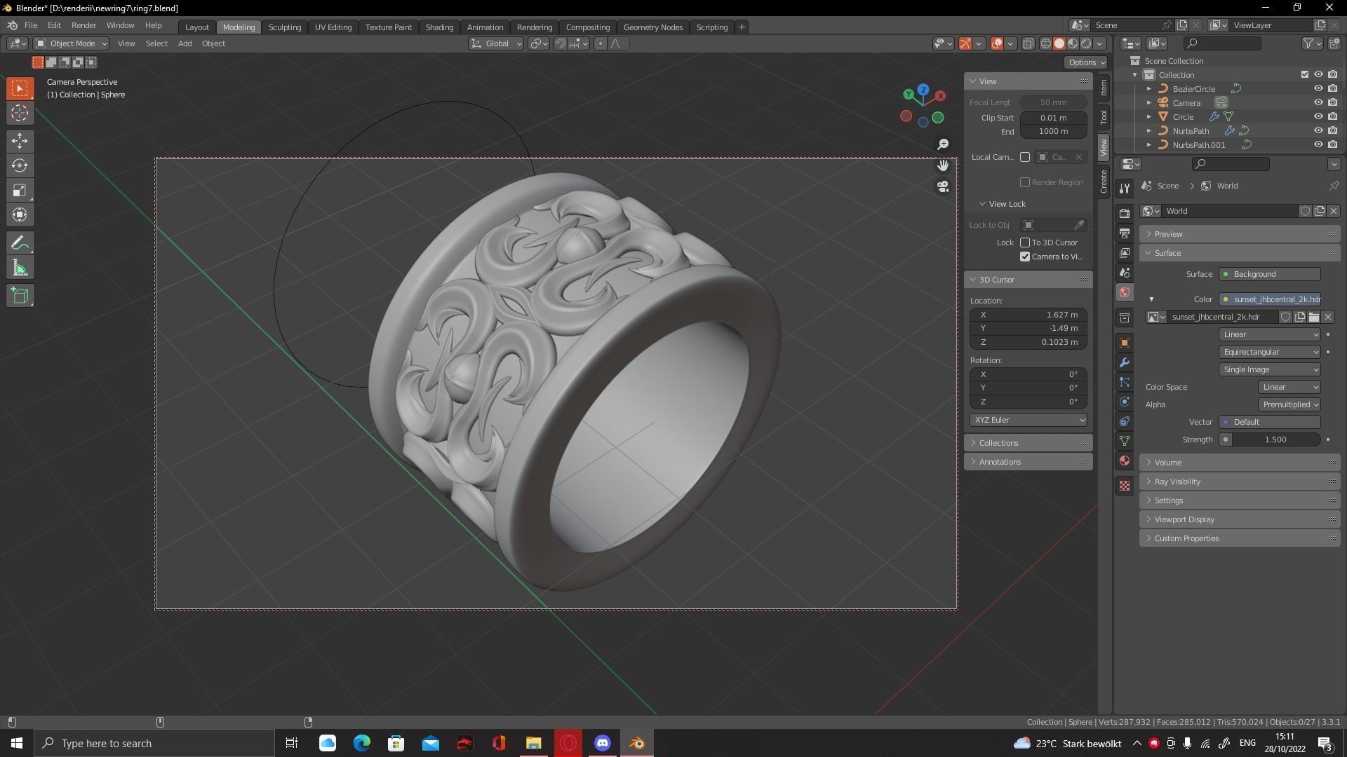 Ring Design 3D model_10