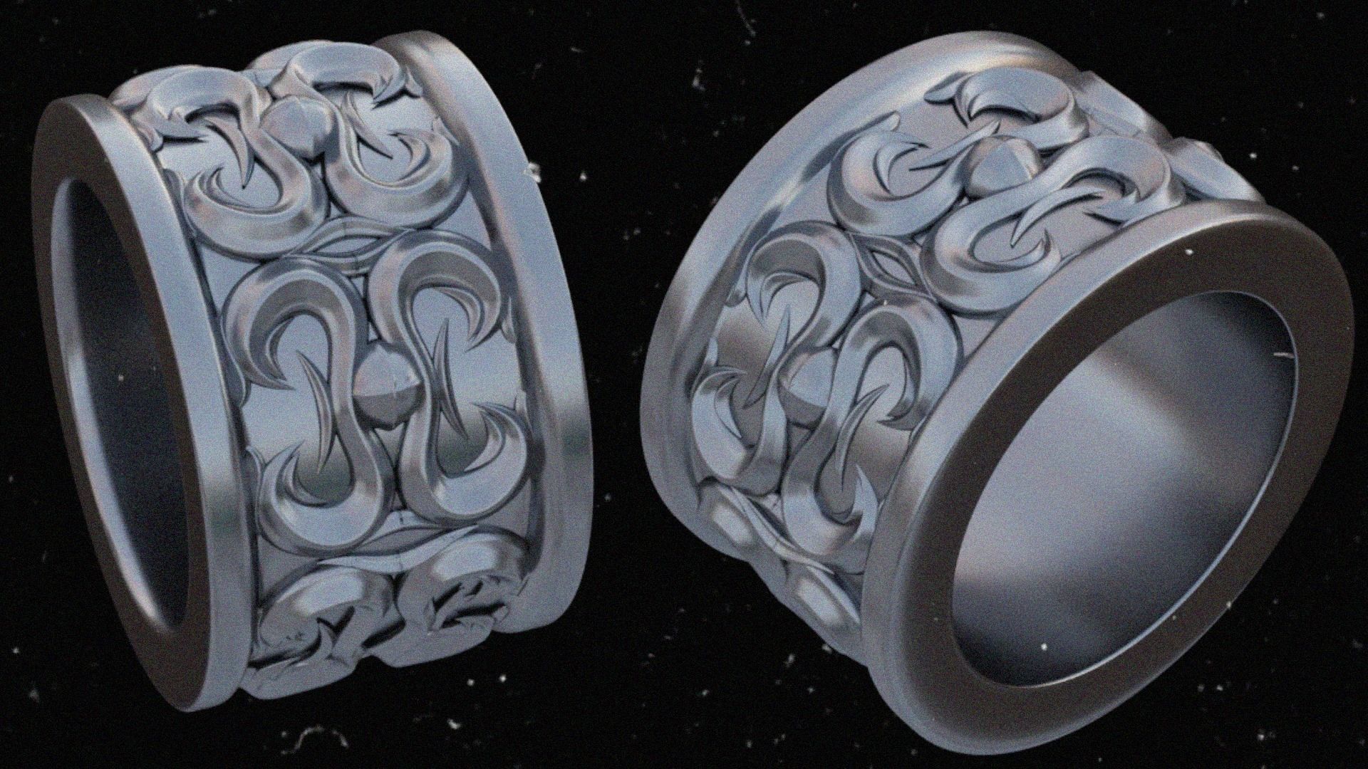 Ring Design 3D model_8