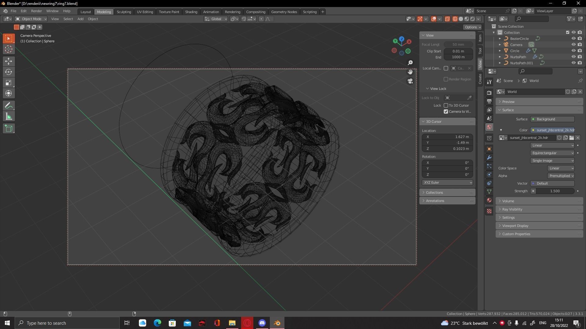 Ring Design 3D model_11
