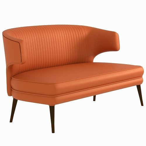 Ibis sofa  Low-poly 3D model