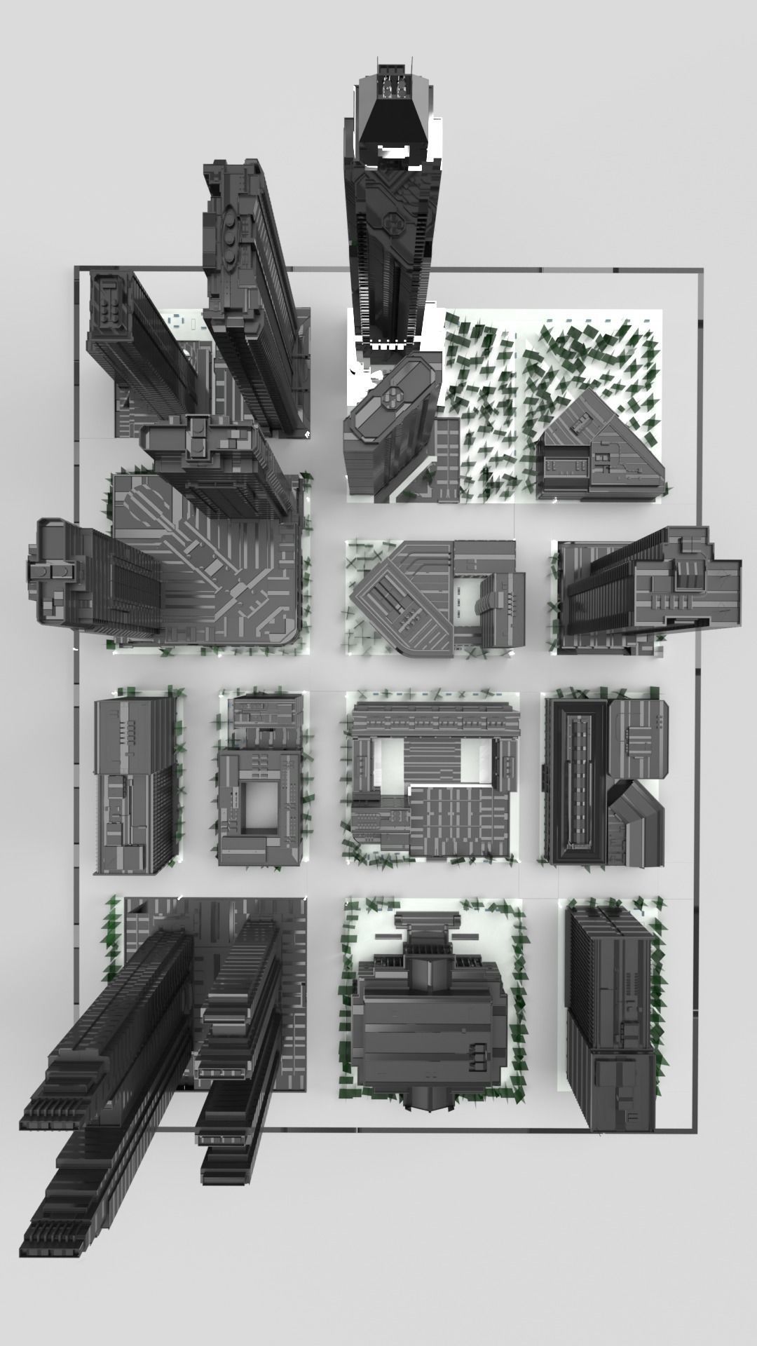 Metropol City 3D model_4