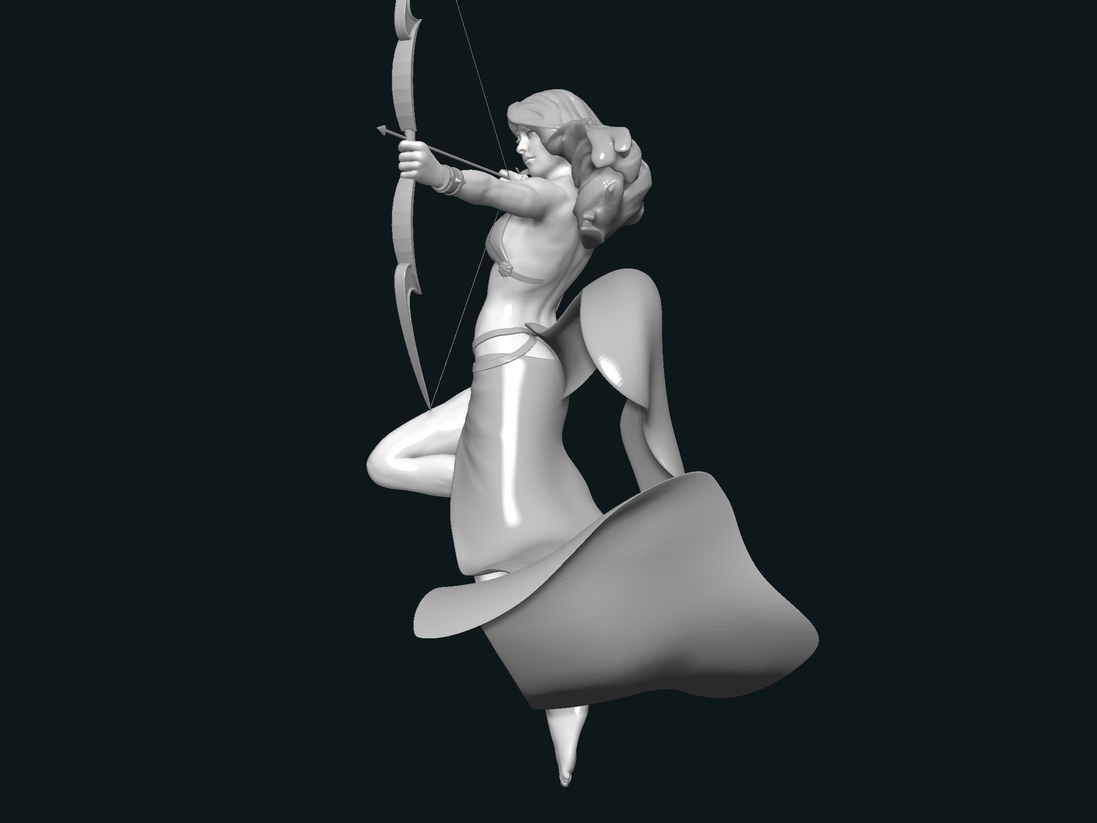 Archer 3D model_2