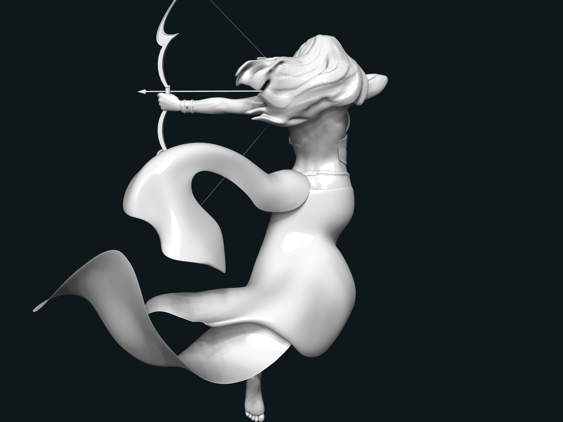 Archer 3D model_3
