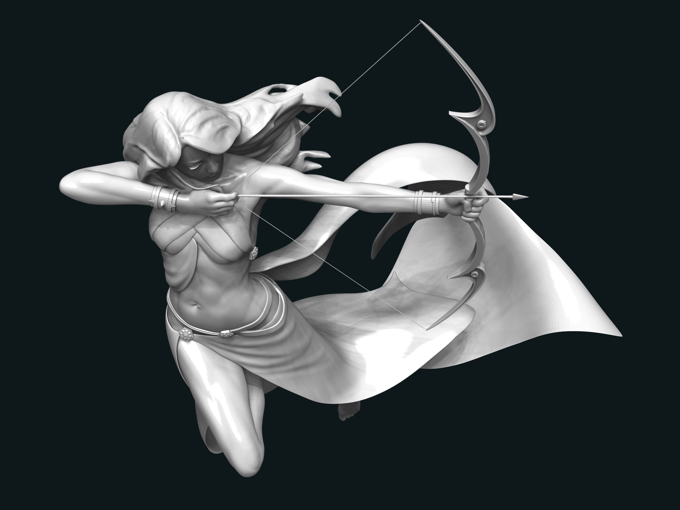Archer 3D model_5