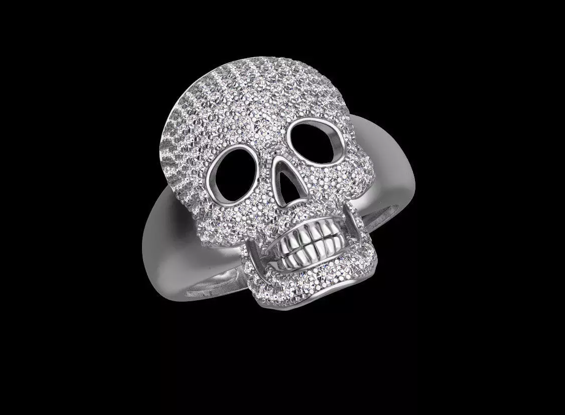 scull ring 3D print model