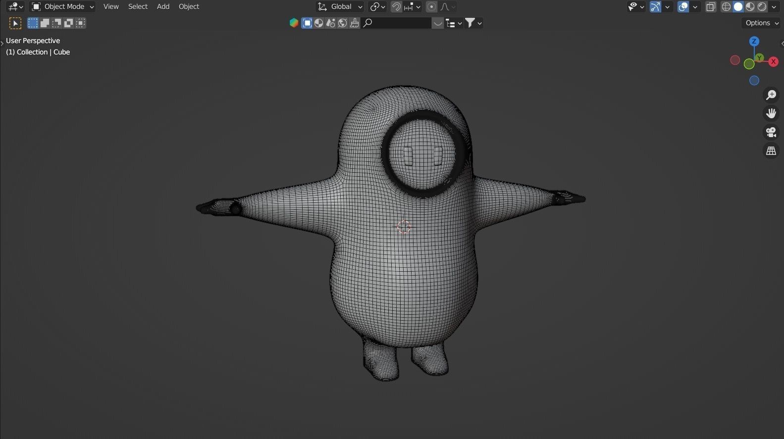 Fall Guys Character Low-poly 3D model_5