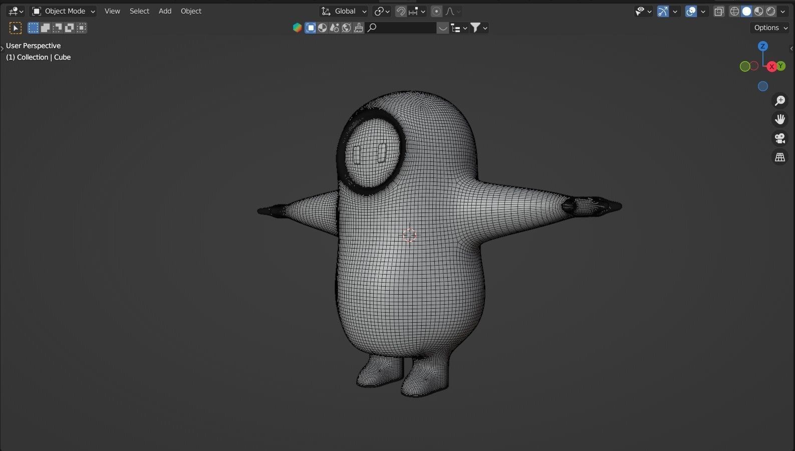 Fall Guys Character Low-poly 3D model_6