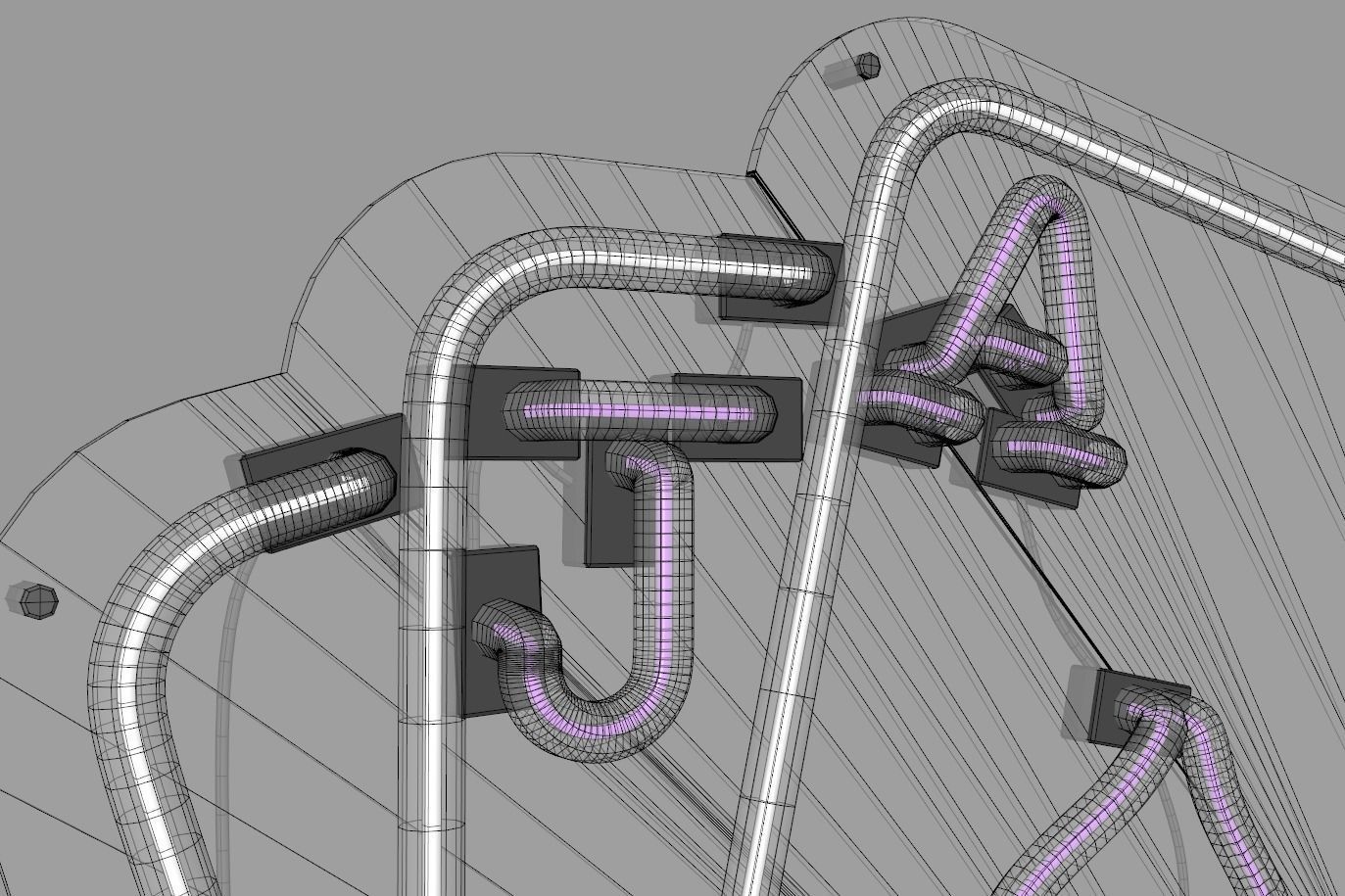 Poker 1 - Neon Sign 3D model_7