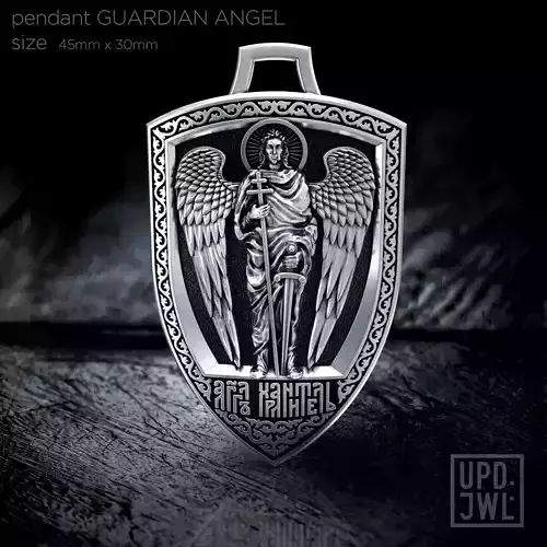 Pendant Guardian Angel Icon amulet