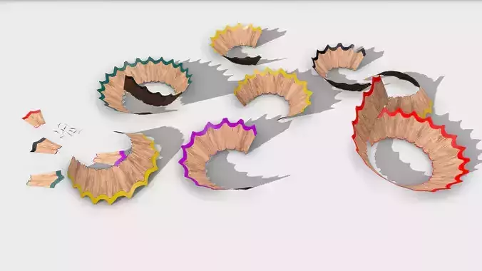 Pencil Chips - 5 Color