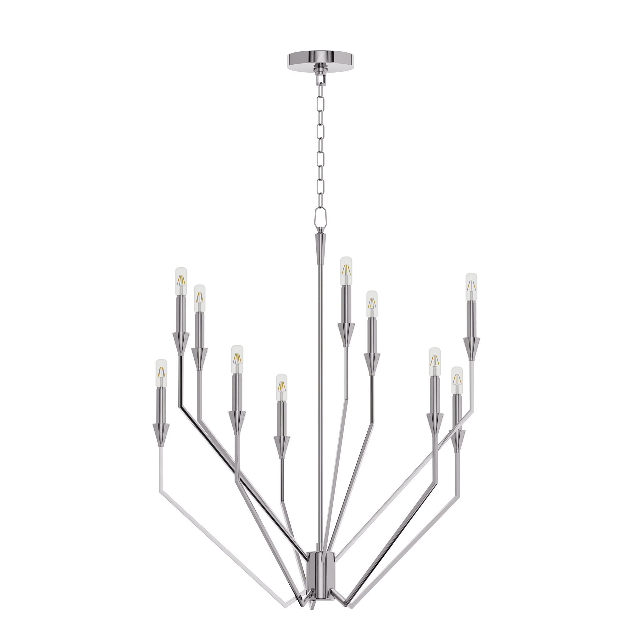 Hudson Valley 10 Light Chandelier 3D model_2