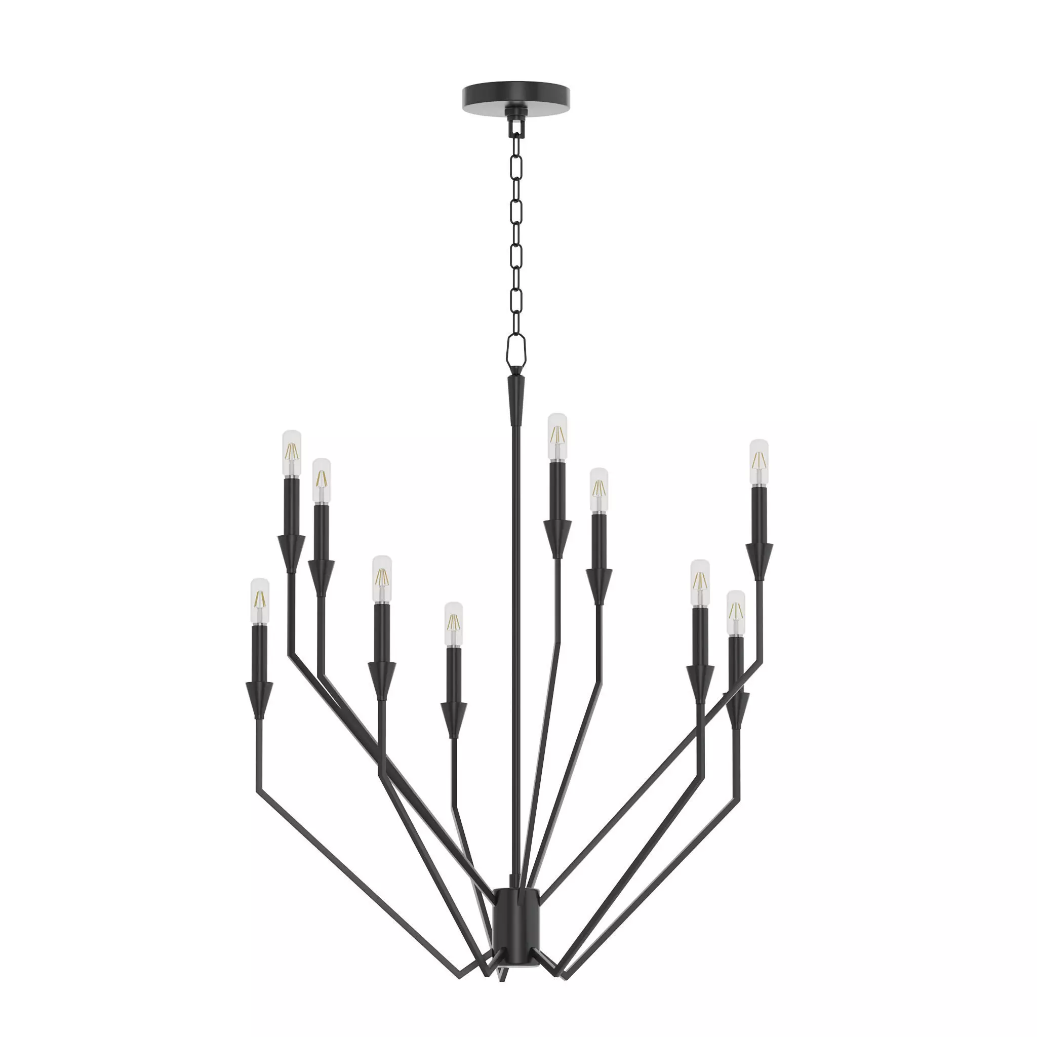 Hudson Valley 10 Light Chandelier 3D model_0