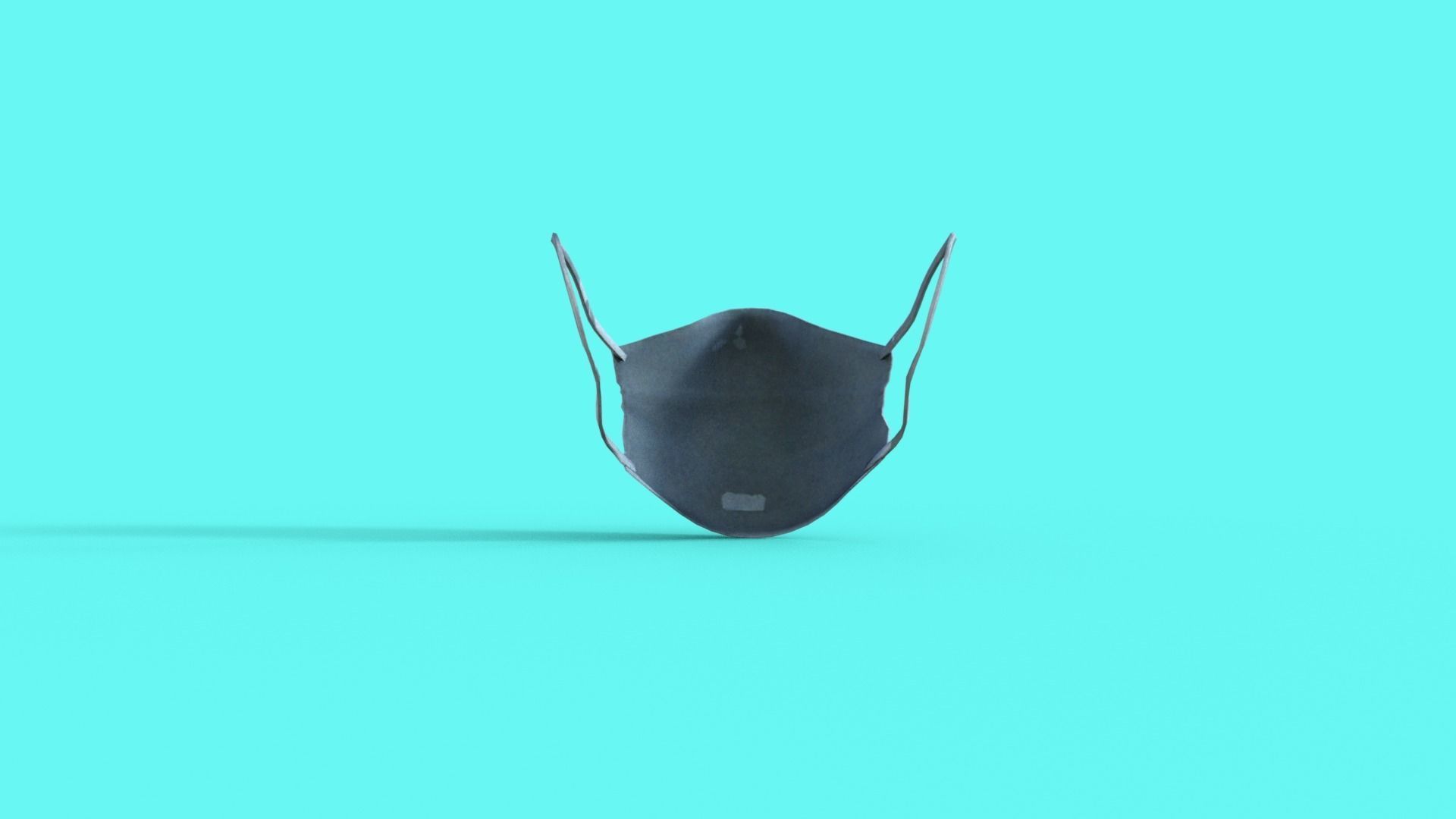 Medical Mask 3D model_17