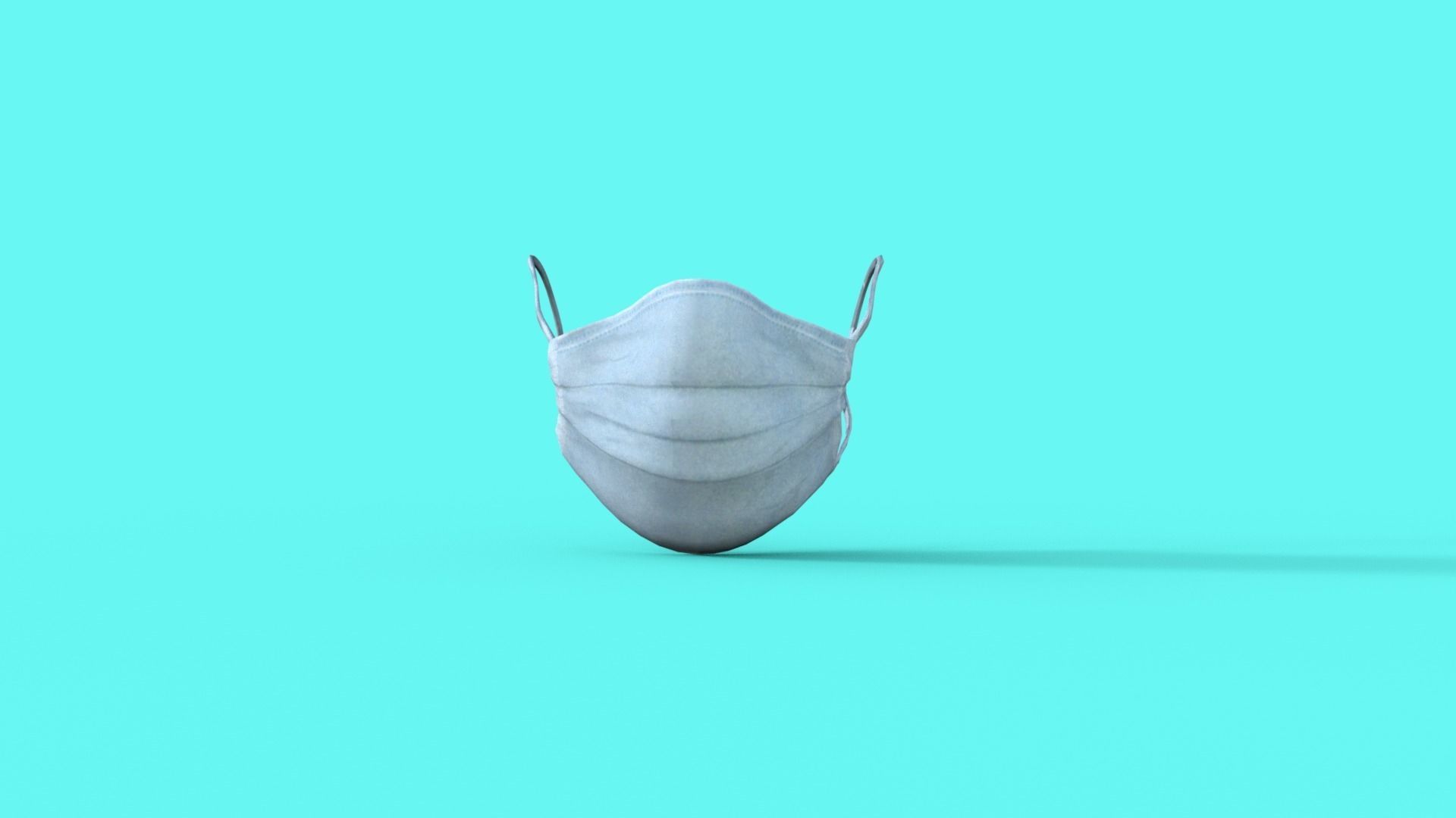 Medical Mask 3D model_14