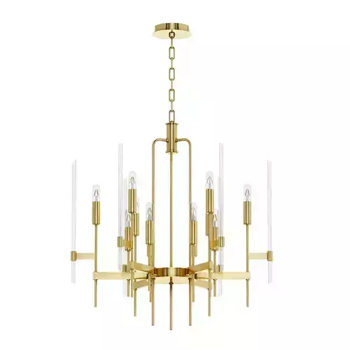 Hudson Valley Bari 12 Light Chandelier 3D model