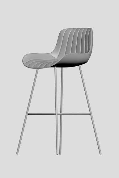 3D high chair model 3D model_4
