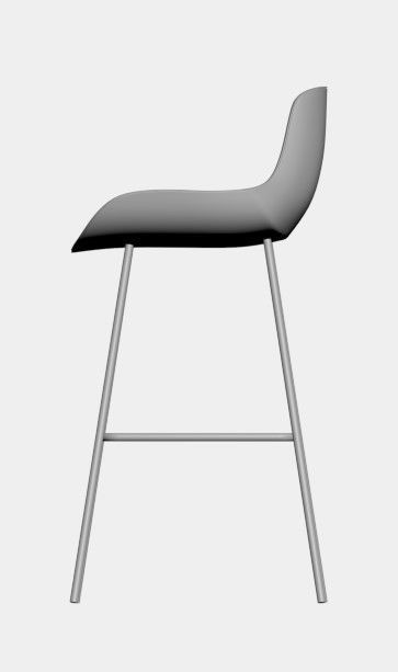 3D high chair model 3D model_3