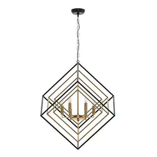 Marshallton Dimmable Geometric Chandelier by Brayden Studio
