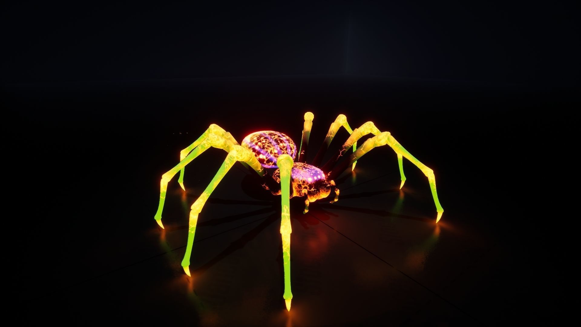 Advanced Spider for UE Low-poly 3D model_6