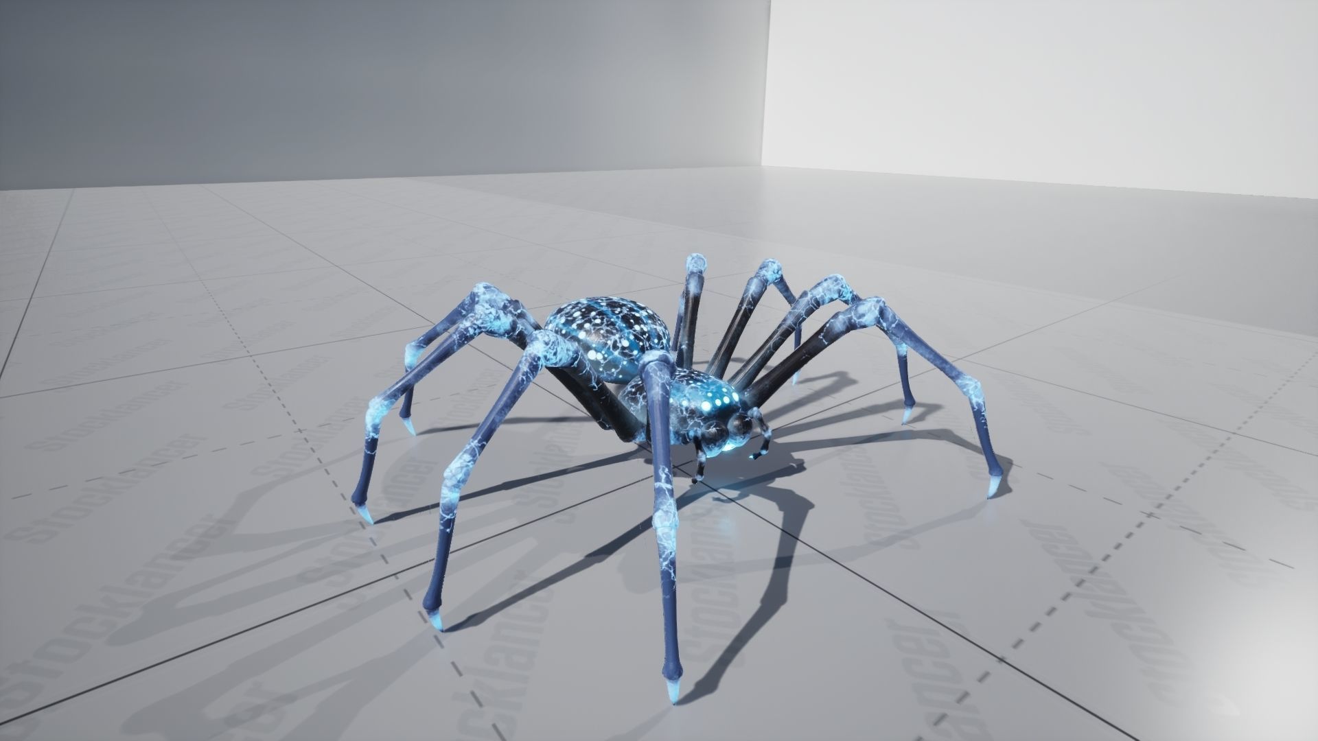 Advanced Spider for UE Low-poly 3D model_7