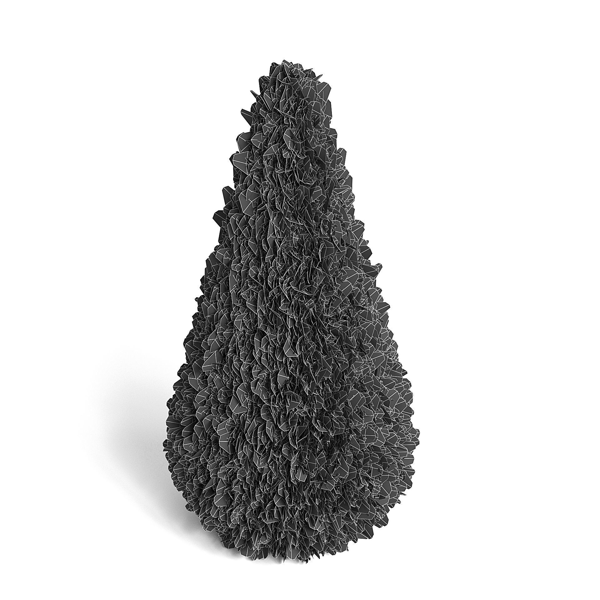Thuja Shrub VI 3D model_7