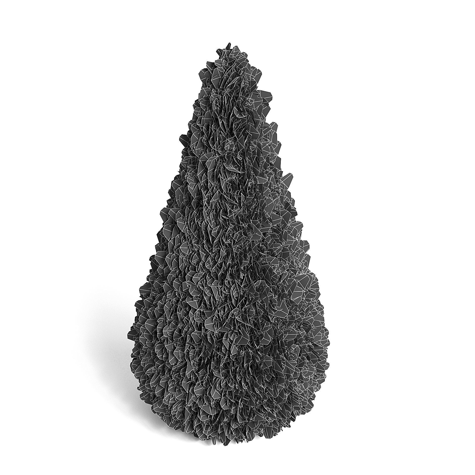 Thuja Shrub VI 3D model_6