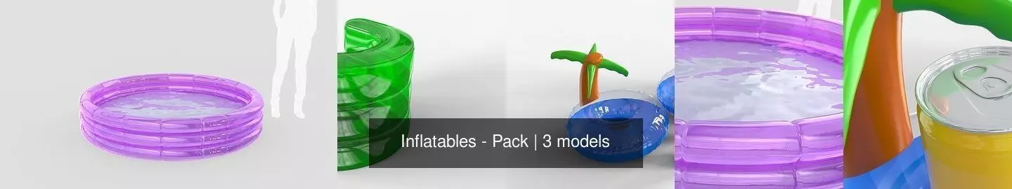 Inflatables - Pack 3D Model Collection_0