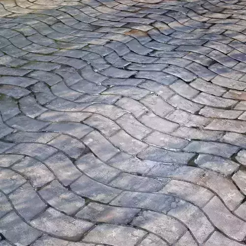 Mrf Wet Pavement Set01 Low-poly 3D model
