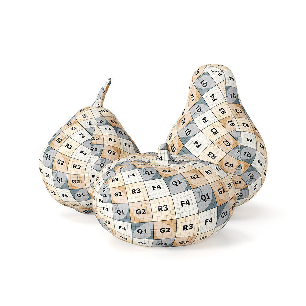 Decorative pumpkins Free 3D model_5