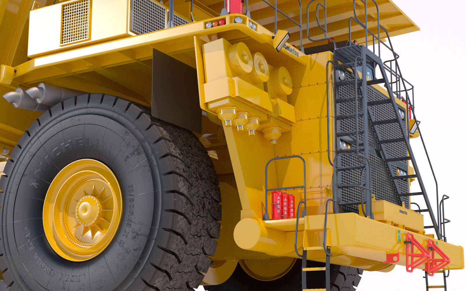 Komatsu 930E 3D model_16