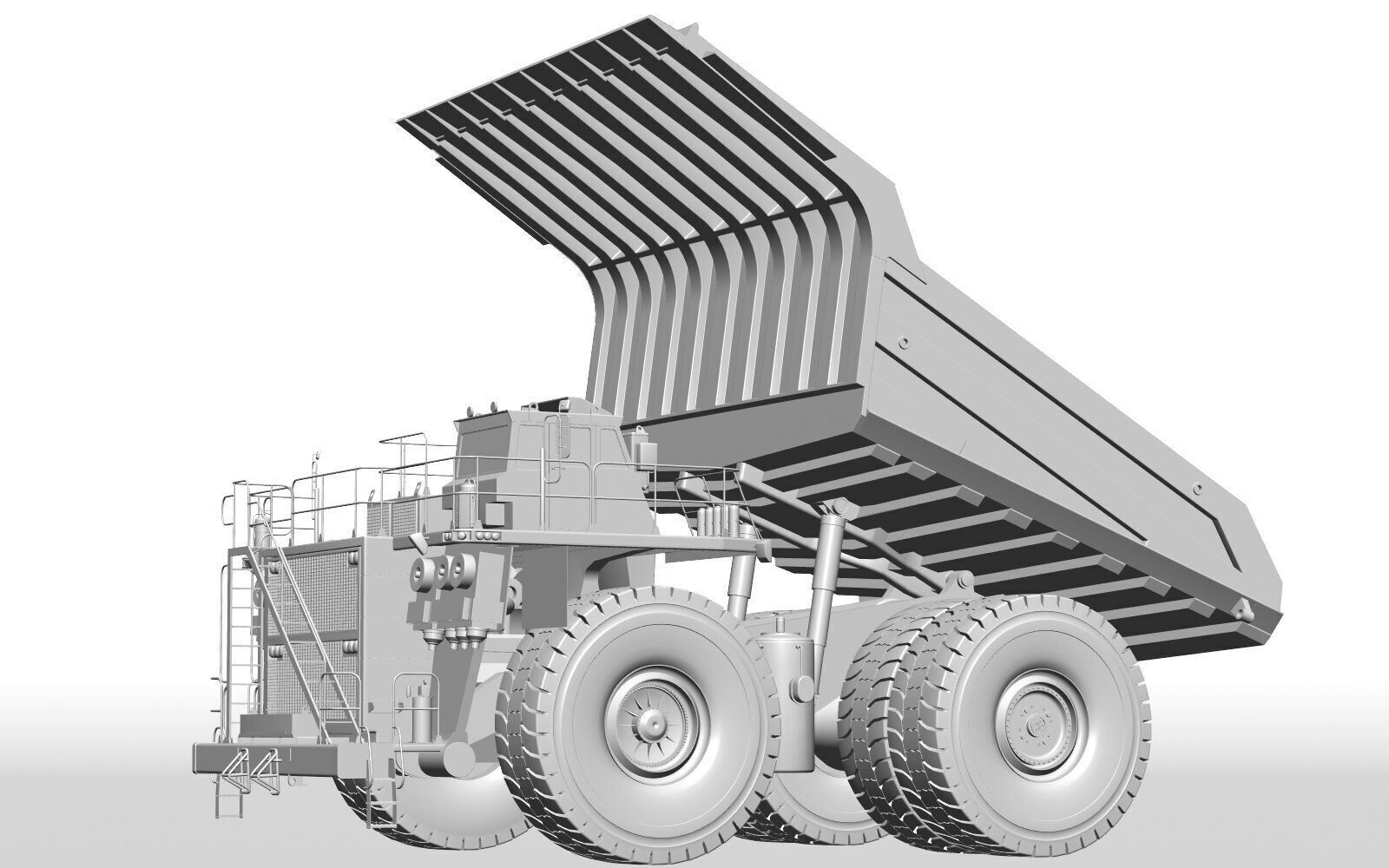 Komatsu 930E 3D model_17