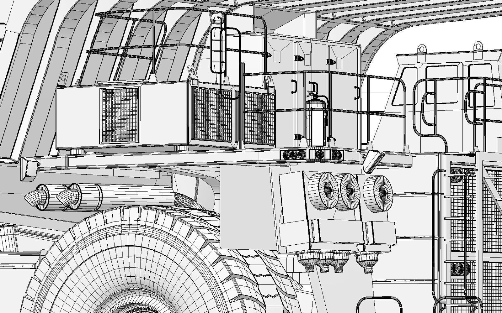 Komatsu 930E 3D model_23