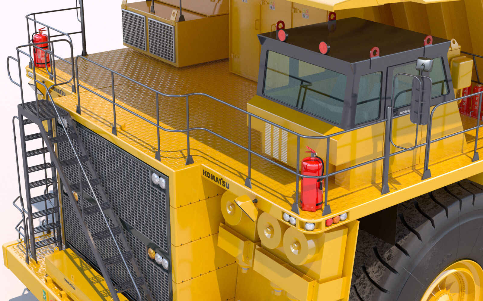 Komatsu 930E 3D model_15