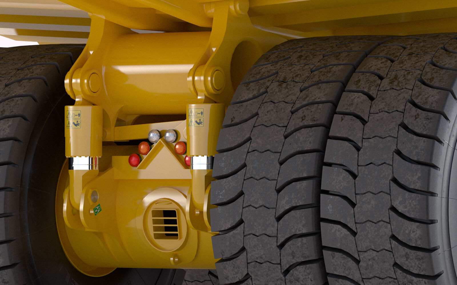 Komatsu 930E 3D model_13