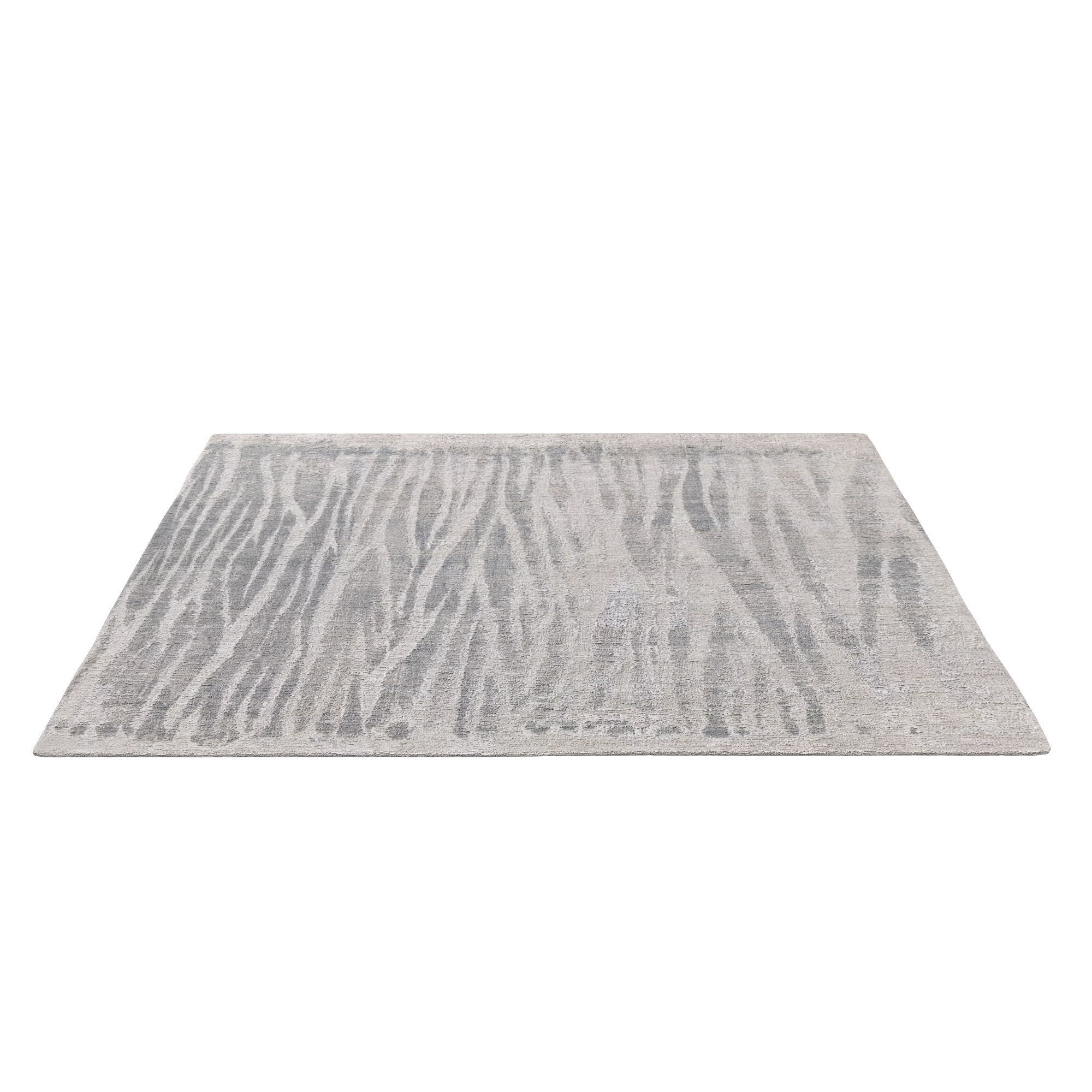 CORDON HAND-KNOTTED WOOL and SILK RUG 3D model_2