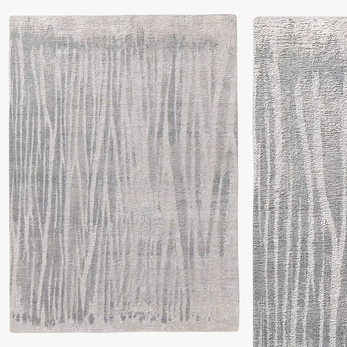 CORDON HAND-KNOTTED WOOL and SILK RUG 3D model_7