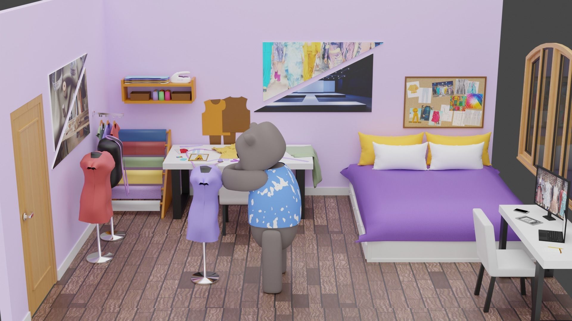 DC22 Friend Group 3D Model Collection_17