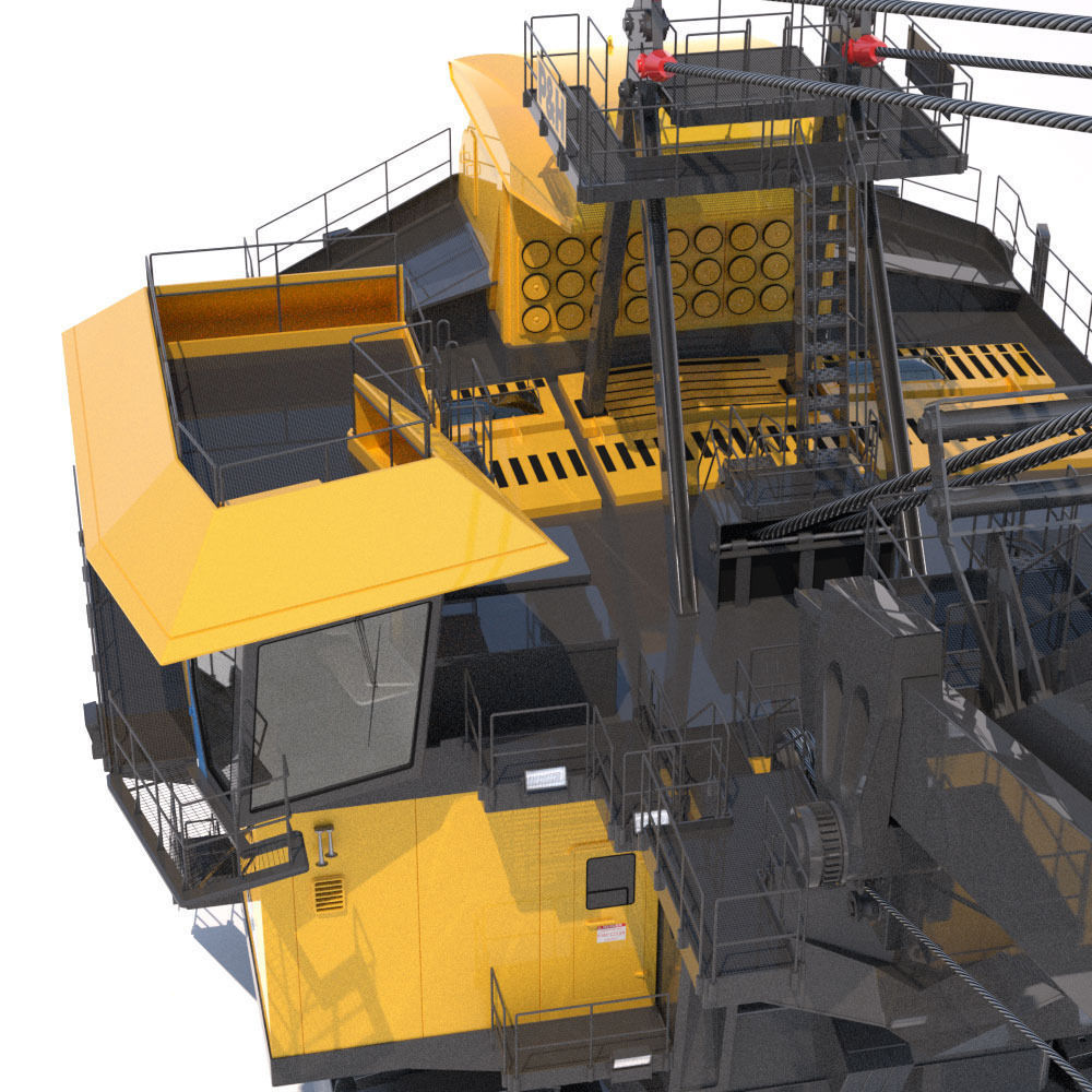 Rope Shovel P H 4100XPC 3D model_15